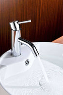 Anzzi Bravo Series Single Handle Bathroom Sink Faucet in Polished Chrome 6