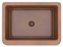 Anzzi Panter Farmhouse Handmade Copper 30 in. 0-Hole Single Bowl Kitchen Sink with Daisy Design Panel in Polished Antique Copper K-AZ254 5