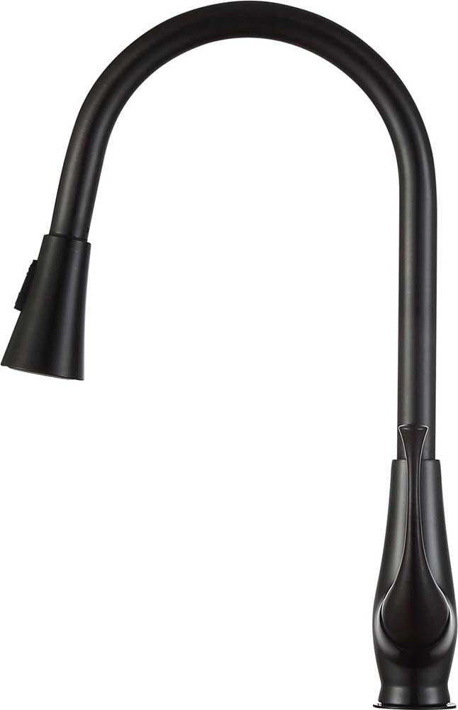 Anzzi Meadow Single-Handle Pull-Out Sprayer Kitchen Faucet in Oil Rubbed Bronze KF-AZ217ORB 2