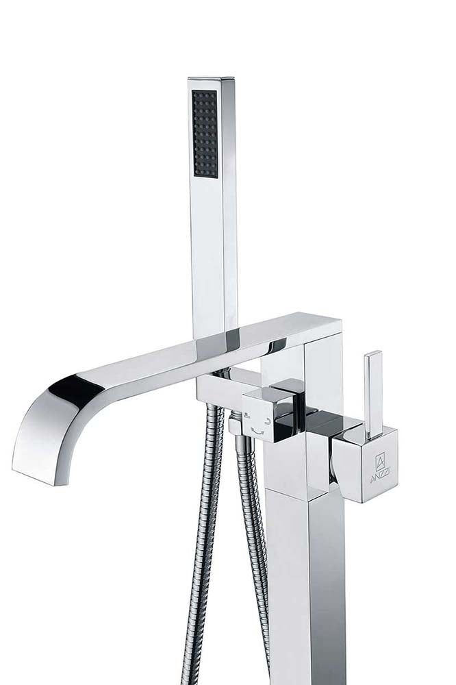 Anzzi Angel 2-Handle Claw Foot Tub Faucet with Hand Shower in Polished Chrome FS-AZ0044CH 9