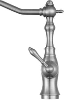 Anzzi Highland Single-Handle Standard Kitchen Faucet with Side Sprayer in Brushed Nickel KF-AZ224BN 13