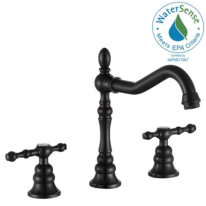 Anzzi Highland 8 in. Widespread 2-Handle Bathroom Faucet in Oil Rubbed Bronze L-AZ184ORB 2