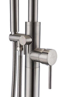 Anzzi Moray Series 2-Handle Freestanding Tub Faucet with Hand Shower in Brushed Nickel FS-AZ0048BN 8