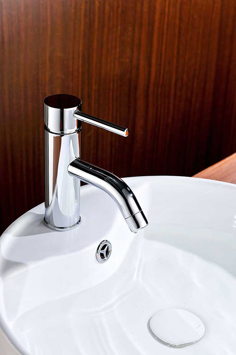 Anzzi Bravo Series Single Handle Bathroom Sink Faucet in Polished Chrome 5