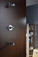 Anzzi Mesto Series Single Handle Wall Mounted Showerhead and Bath Faucet Set in Polished Chrome 3