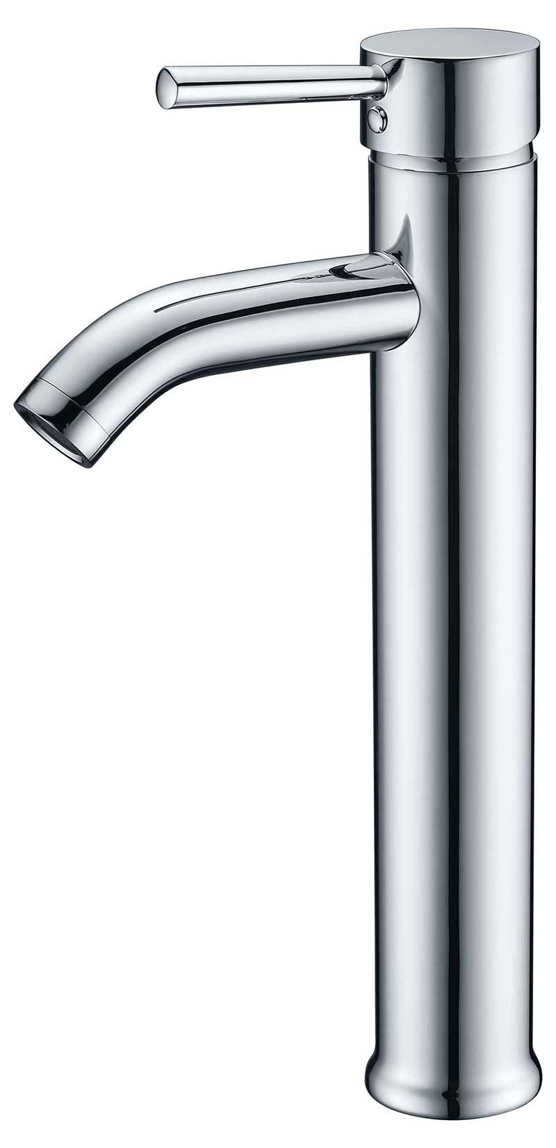 Anzzi Fann Single Handle Vessel Sink Faucet in Brushed Nickel