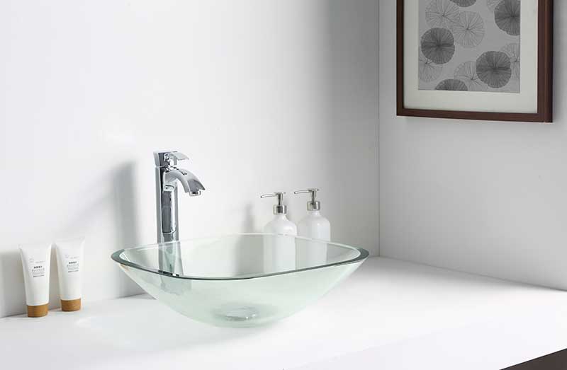 Anzzi Story Series Deco-Glass Vessel Sink in Lustrous Clear LS-AZ8119 4