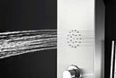 Anzzi STARLET Series 64 in. Full Body Shower Panel System with Heavy Rain Shower and Spray Wand in Brushed Steel 6