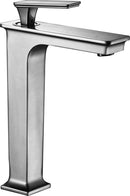 Anzzi Saunter Single Hole Single-Handle Vessel Bathroom Faucet in Brushed Nickel L-AZ121BN