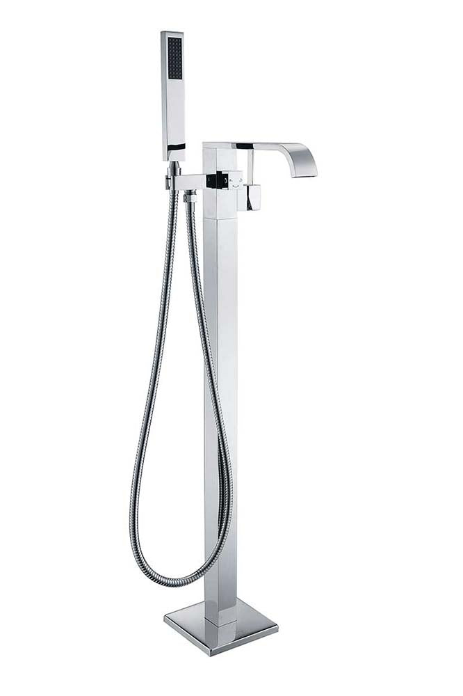 Anzzi Angel 2-Handle Claw Foot Tub Faucet with Hand Shower in Polished Chrome FS-AZ0044CH 17