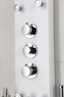 Anzzi Panther 60 in. 6-Jetted Full Body Shower Panel with Heavy Rain Shower and Spray Wand in White SP-AZ8088 25