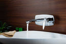 Anzzi Voce Series Single Handle Wall Mounted Bathroom Sink Faucet in Polished Chrome 3