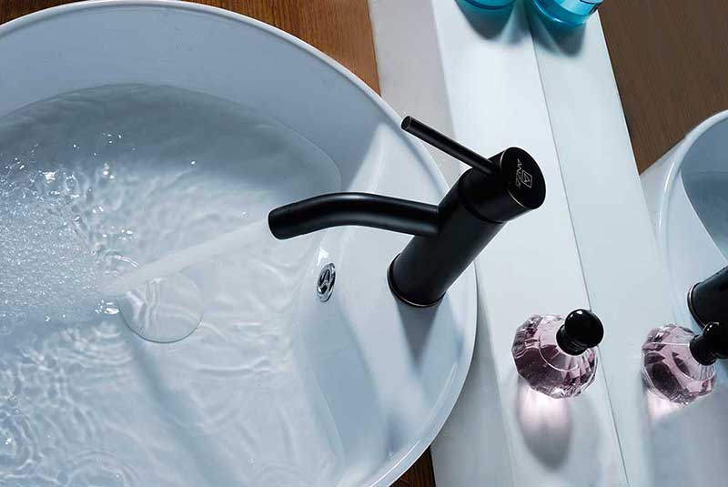 Anzzi Bravo Series Single Handle Bathroom Sink Faucet in Oil Rubbed Bronze 6