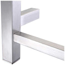 Anzzi Magnus Series 4-Bar Stainless Steel Wall Mounted Electric Towel Warmer Rack in Brushed Nickel 3