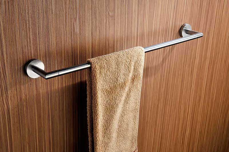 Anzzi Caster 2 Series Towel Bar in Brushed Nickel 3