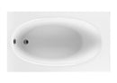 Reliance Rectangular End Drain Soaking Bath White 59.25" x 35.5" x 19" (R6036EROS-W)