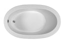 Reliance Oval End Drain Air Bath Bath Biscuit 59.5" x 35.5" x 18.75"  (R6036ODIA-B)