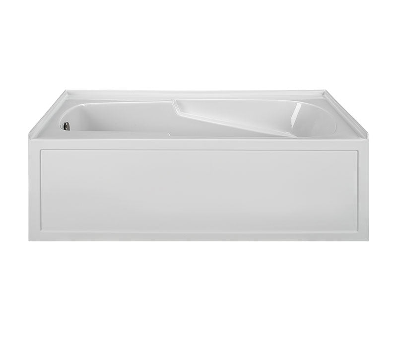Reliance Integral Skirted End Drain Soaking Bath Biscuit 60" x 42" x 20.25" (R6042ISS-B-LH)