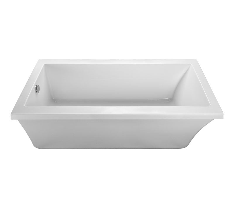 Reliance, End Drain, Freestanding Soaking tub, Virtual Spout-White (R6632CRFSVS-W)