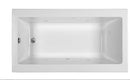 Reliance Rectangular End Drain Whirlpool White 66" x 32" x 19.5" (R6632CRW-W)