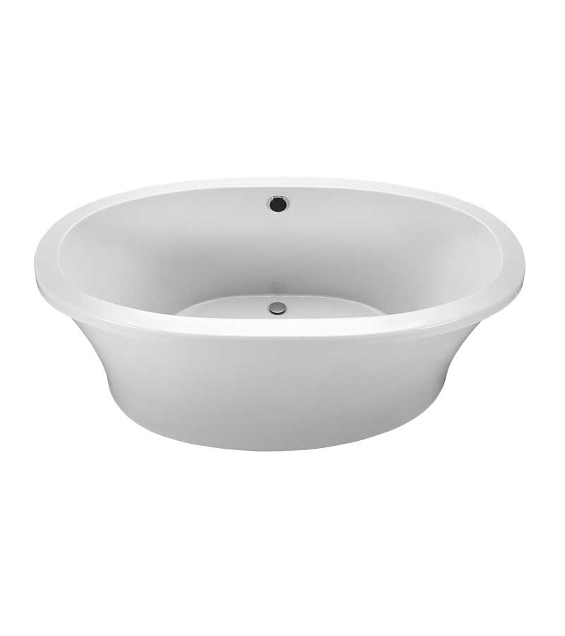 Reliance, Center Drain, Freestanding Soaking Tub-Virtual Spout-Biscuit (R6636OFSVS-B)