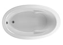Reliance Oval End Drain Soaking Bath Biscuit 69.25" x 42" x 21.125" (R7042ODIS-B)