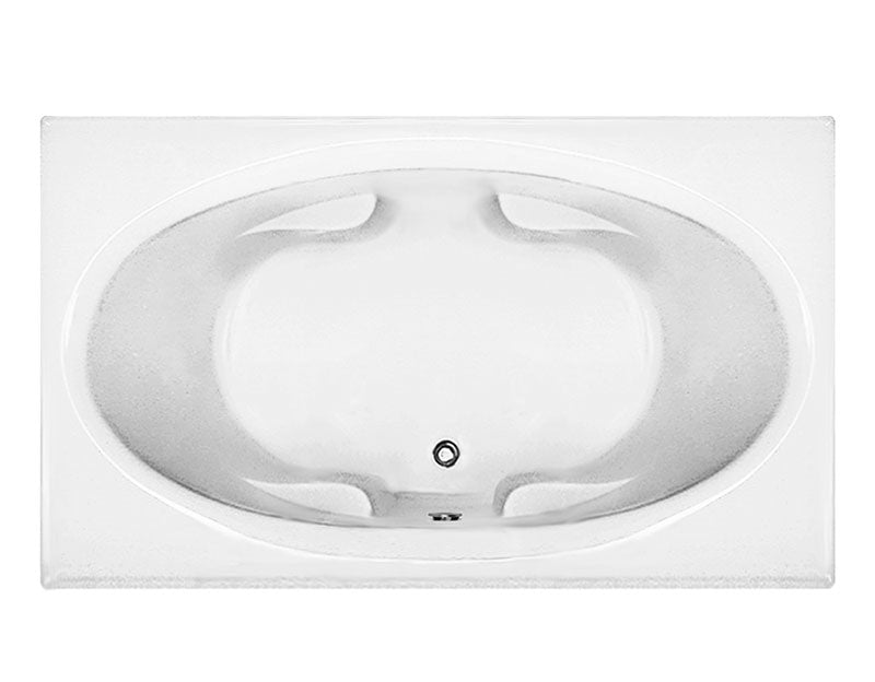 Reliance Rectangular Center Drain Soaking Bath White 70.5" x 41.5" x 19.375" (R7142CROS-W)