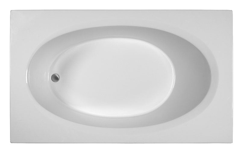Reliance Rectangular End Drain Air Bath Bath Biscuit 71" x 41.5" x 18.5" (R7142EROA-B)