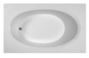 Reliance Rectangular End Drain Air Bath Bath White 71" x 41.5" x 18.5" (R7142EROA-W)