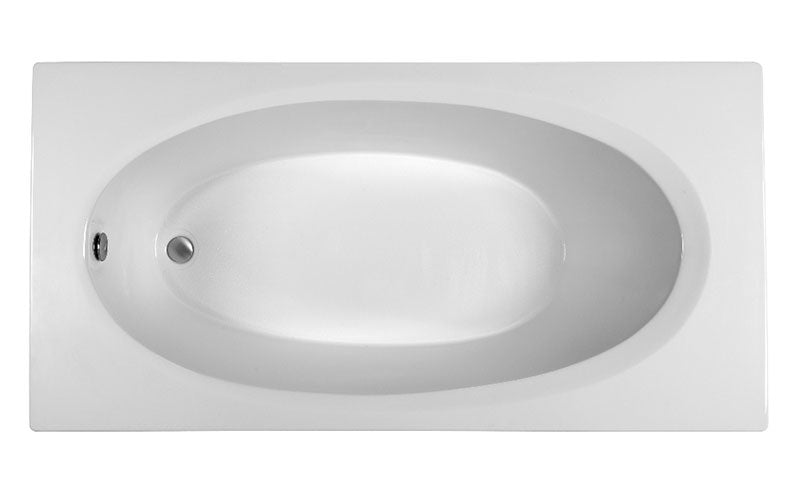 Reliance Rectangular End Drain Air Bath Bath White 71.75" x 35.75" x 19.75" (R7236EROA-W)