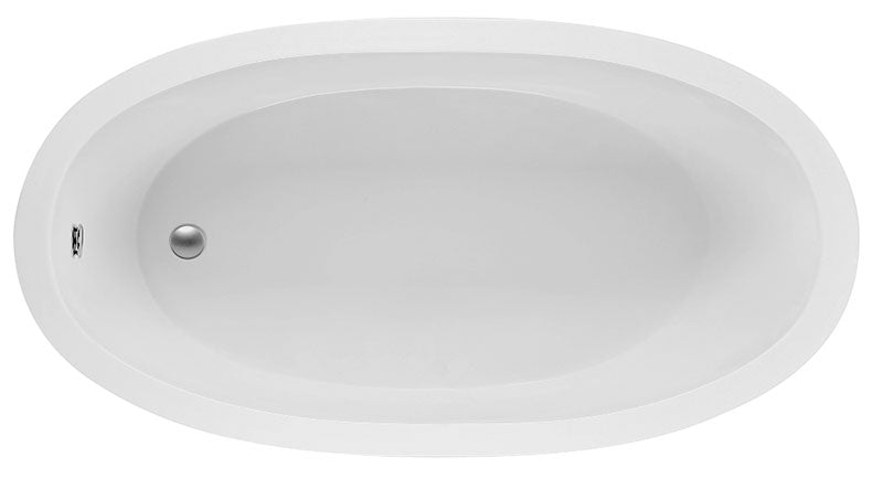 Reliance Oval End Drain Air Bath-White  72 x 36 x 22.5 (R7236ODIA-W)