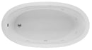 Reliance Oval End Drain Whirlpool Bath-White  72 x 36 x 22.5 (R7236ODIW-B)