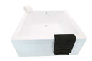 Anzzi Apollo 55 in. One Piece Acrylic Freestanding Bathtub in Glossy White 6