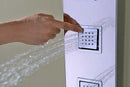 Anzzi Lann 53 in. 3-Jetted Full Body Shower Panel with Heavy Rain Showerhead and Spray Wand in Brushed Stainless Steel 7