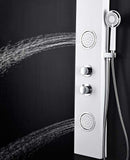 Anzzi Aquifer Series 56 in. Full Body Shower Panel System with Heavy Rain Shower and Spray Wand in White 8