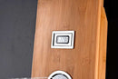 Anzzi Mansion 60 in. Full Body Shower Panel with Heavy Rain Shower and Spray Wand in Natural Bamboo