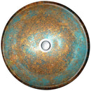 Anzzi Tara Series Deco-Glass Vessel Sink in Emerald Burst LS-AZ8374 2