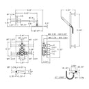 Roman Soler by Nameeks Arola Rectangle Shower Set 2