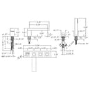 Roman Soler by Nameeks Kuatro Rectangle Shower Column 2