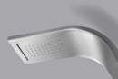 Anzzi Fontan 64 in. 6-Jetted Full Body Shower Panel with Heavy Rain Shower and Spray Wand in Brushed Steel SP-AZ026 18