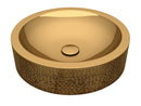 Anzzi Balor 16 in. Handmade Vessel Sink in Polished Brass LS-AZ343 6