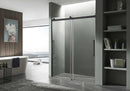 Anzzi Stellar Series 48 in. x 76 in. Frameless Sliding Shower Door with Handle in Matte Black SD-FRLS05901MB 2