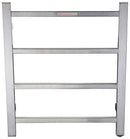 Anzzi Magnus Series 4-Bar Stainless Steel Wall Mounted Electric Towel Warmer Rack in Brushed Nickel 5