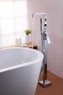 Anzzi Yosemite 2-Handle Claw Foot Tub Faucet with Hand Shower in Polished Chrome FS-AZ0050CH 3