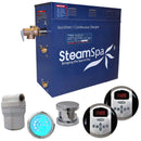 SteamSpa Royal 6 KW QuickStart Acu-Steam Bath Generator Package in Polished Chrome