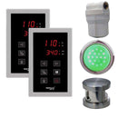SteamSpa Royal Touch Panel Control Kit in Brushed Nickel