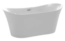 Anzzi Eft 67 in. Acrylic Flatbottom Non-Whirlpool Bathtub with Kame 2-piece 1.28 GPF Single Flush Toilet FTAZ096-T055 2