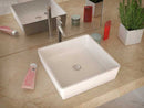 Anzzi Passage One Piece Man Made Stone Vessel Sink in Matte White 2
