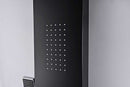 Anzzi Atoll Series 66 in. Full Body Shower Panel System with Heavy Rain Shower and Spray Wand in Black