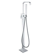 Anzzi Victoria 2-Handle Claw Foot Tub Faucet with Hand Shower in Polished Chrome FS-AZ0031CH 21